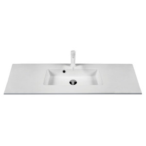 Marmorline Colombo handfat i vit matt gjutmarmor D: 36 cm