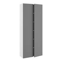 Grunt högskåp med 5 hyllplan, 80 cm