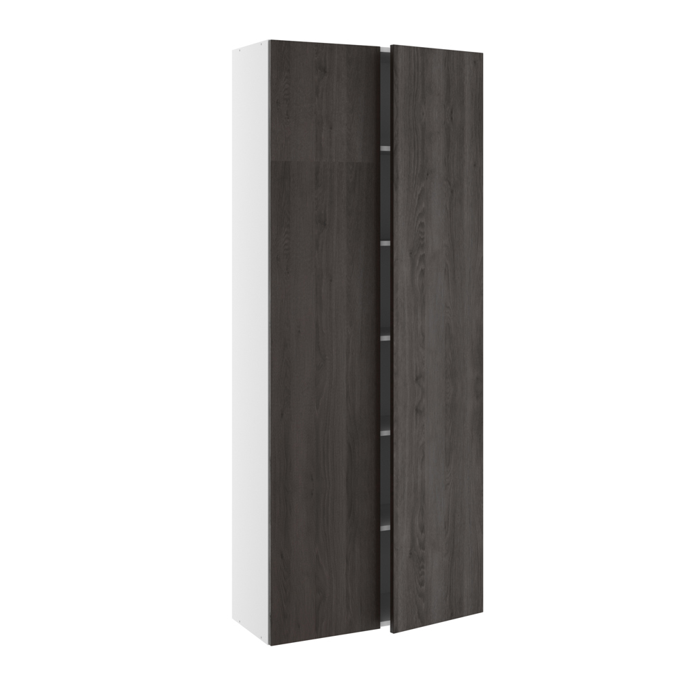 Grunt högskåp med 5 hyllplan, 80 cm