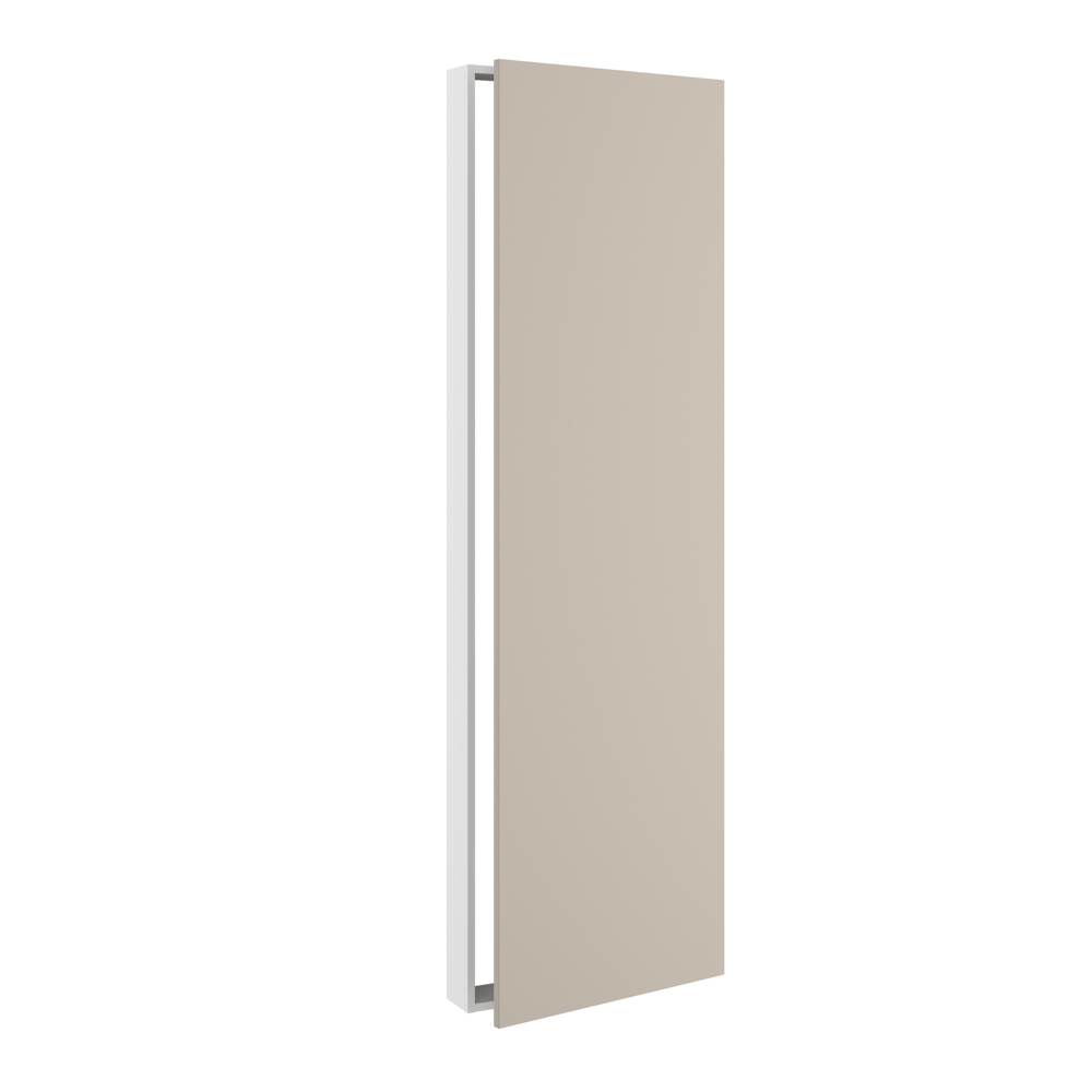 Installationsramme, 1 låge (leveres usamlet). H:1952 B:500 D:123