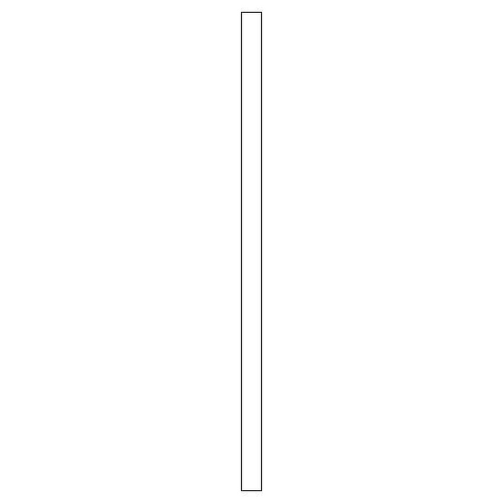 Anpassning till underskåp<br> H: 240 cm B: 10 cm
