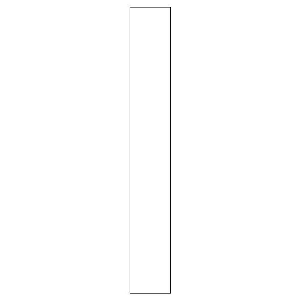 Anpassning till underskåp<br> H: 70,4 cm B: 10 cm