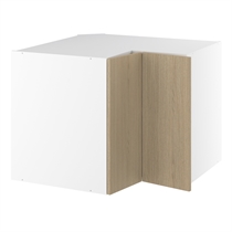 Hörnskåp med hylla<br> H: 70,4 cm D: 58,0 cm B: 90 cm