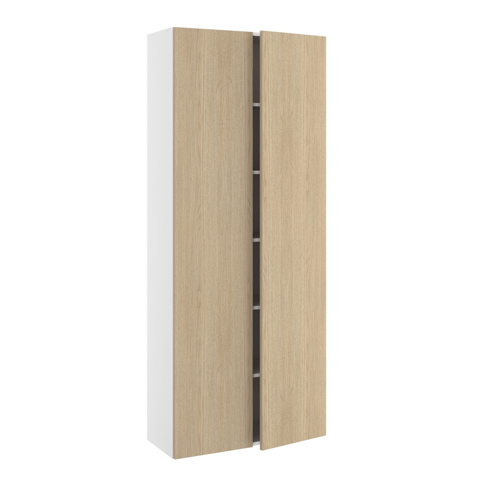 Grunt högskåp med 5 hyllplan, 80 cm