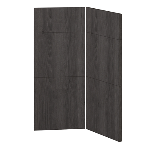 Viklucka 3-delad för hörnskåp<br> Passar U9090 skåp H: 70 cm B: 29,6 cm