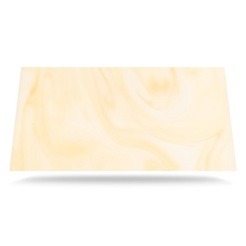 Gyllene onyx Corian bordsskiva på mål